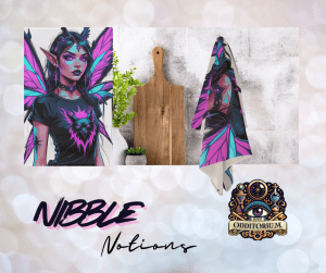 Shadowglow Fairies Waffle Dish Towel
