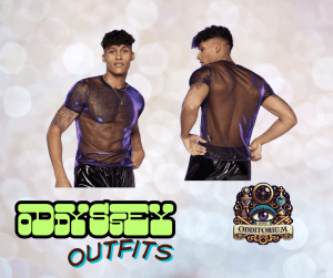 Men’s Metallic Sheer Shirt