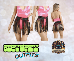 Black Tassel Belt